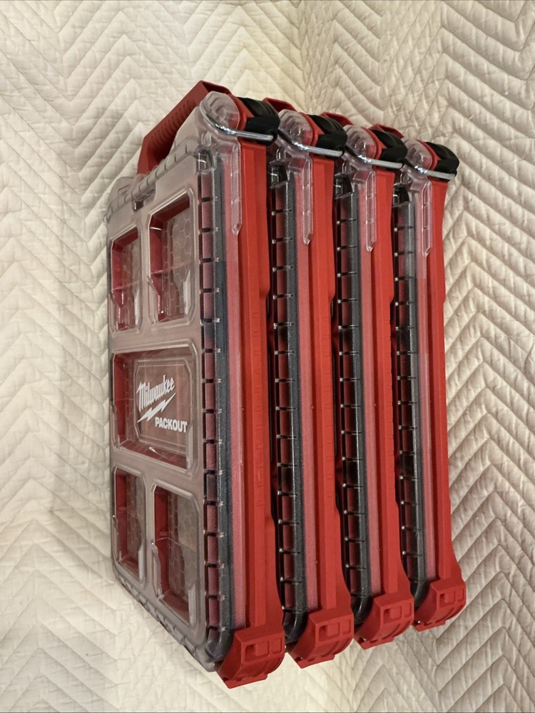 Opened Milwaukee 48-22-8436 PACKOUT Compact Low-Profile Tool Organizer