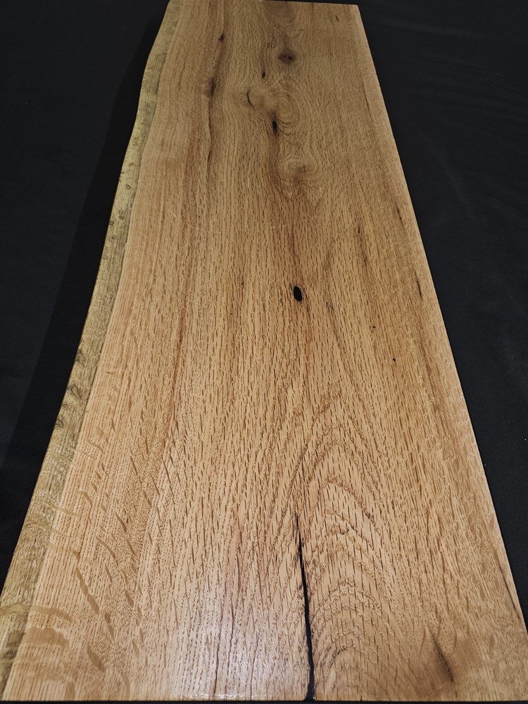 Live Edge Red Oak With Black Epoxy #RO12