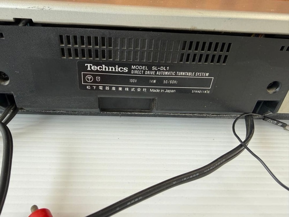 Technics SL-DL1 Direct Drive Linear Turntable Record Player Tested as is