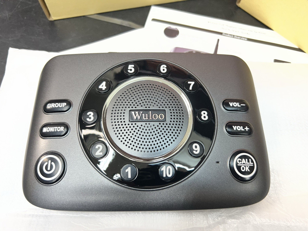 Wuloo S600-P2 Wireless Intercom 2 Pack Full Duplex 1 Mile Range