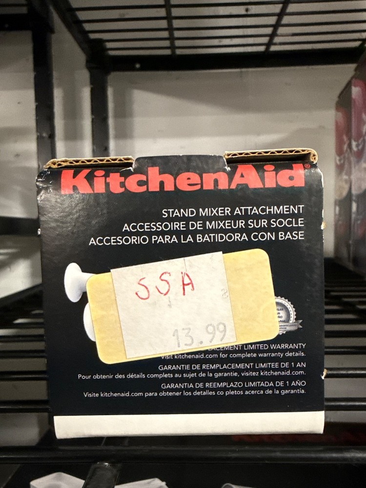 KitchenAid Sausage Stuffer Kit SAA - New in Box