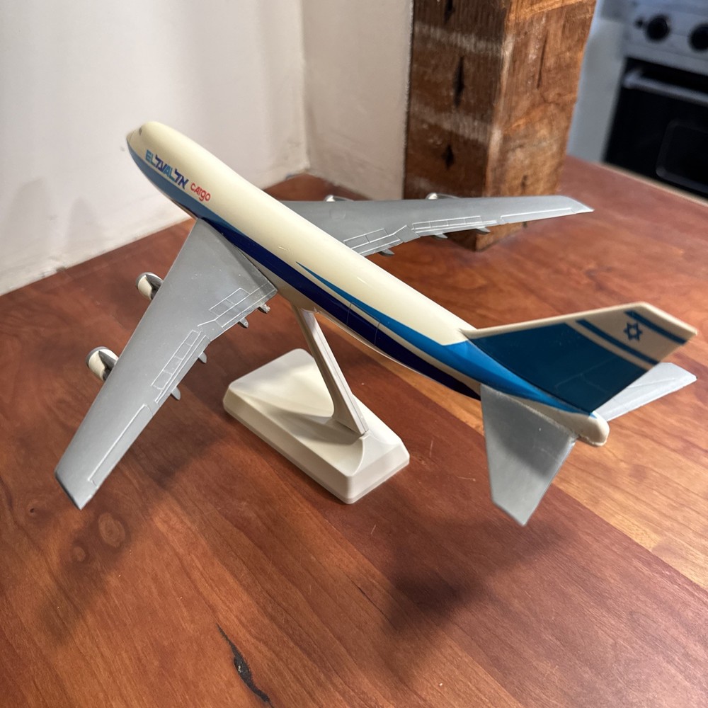 El Al 747-200 Cargo vintage desktop model 1:250