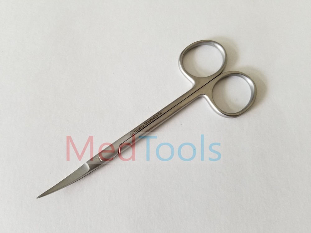 MICRO IRIS SCISSORS 4.5" Curved German Stainless Steel CE Surgical