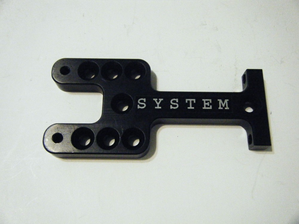 4" Solid mount extension-Black