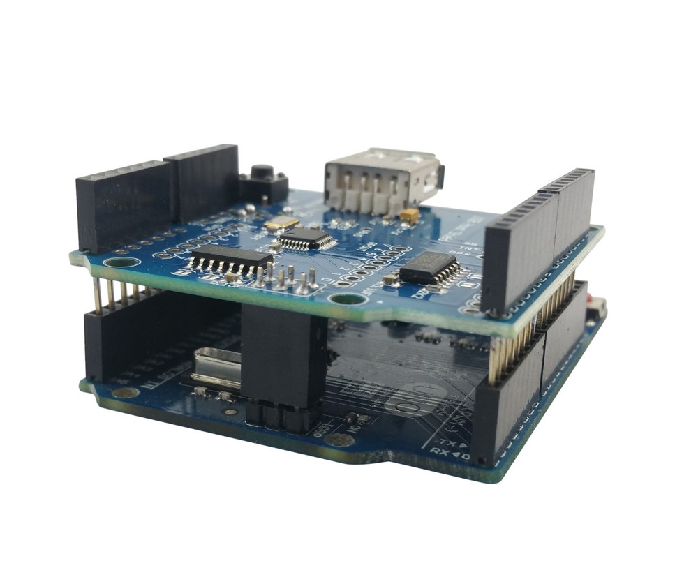 USB Host Shield for Arduino Compatible with Google Android ADK UNO MAX3421E