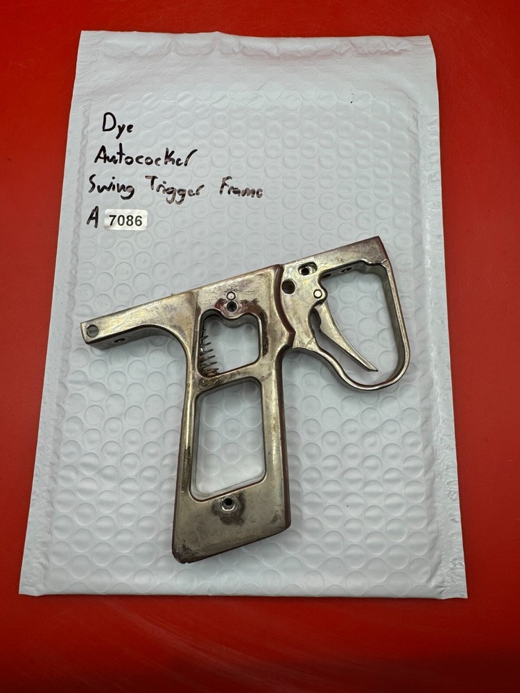 Dye Autococker Swing Trigger Frame Silver
