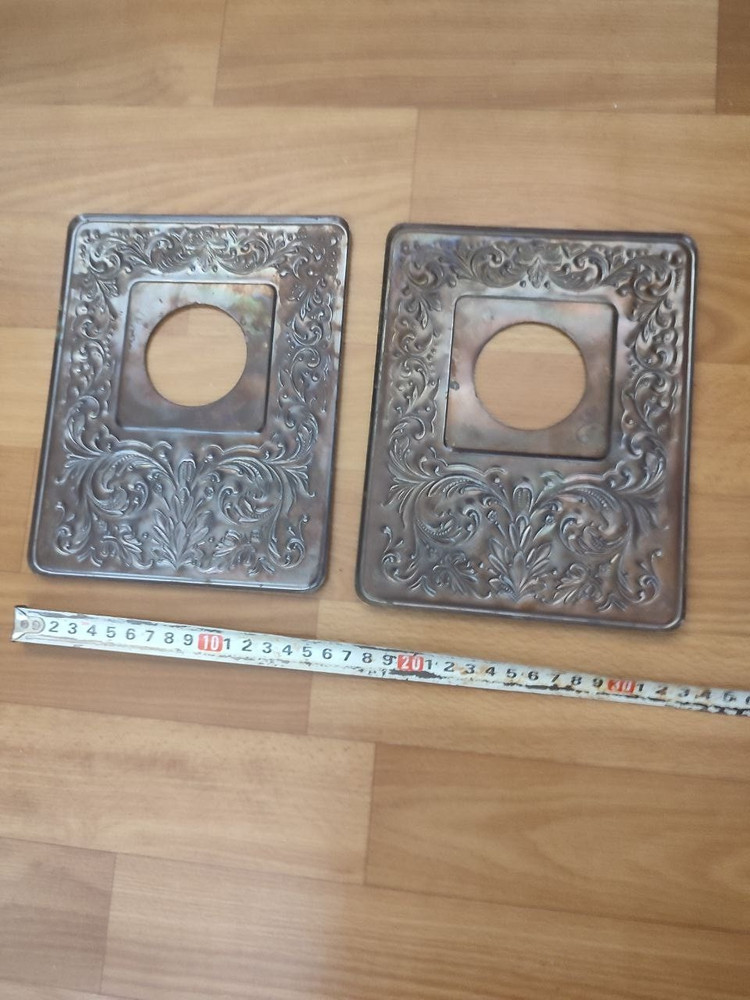 Original Vintage Brass Switch Frames 1950s'