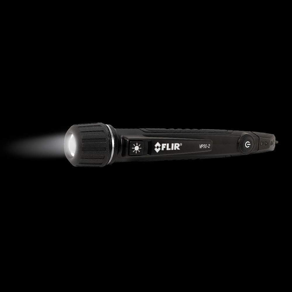 CAT IV Non-Contact Voltage Detector with LED Flashlight