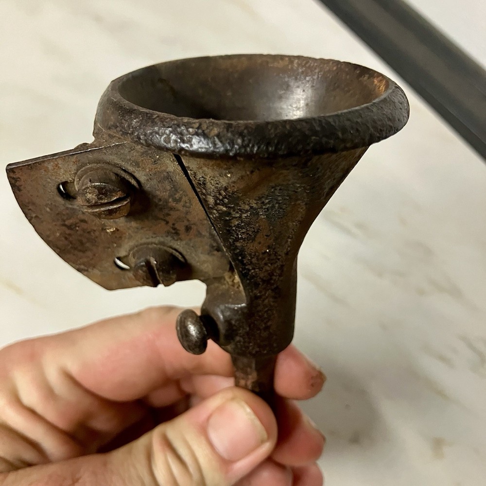 Possibly a Cast Iron Spoke Pointer Woodworking Tool - Adjustable Blade Brace