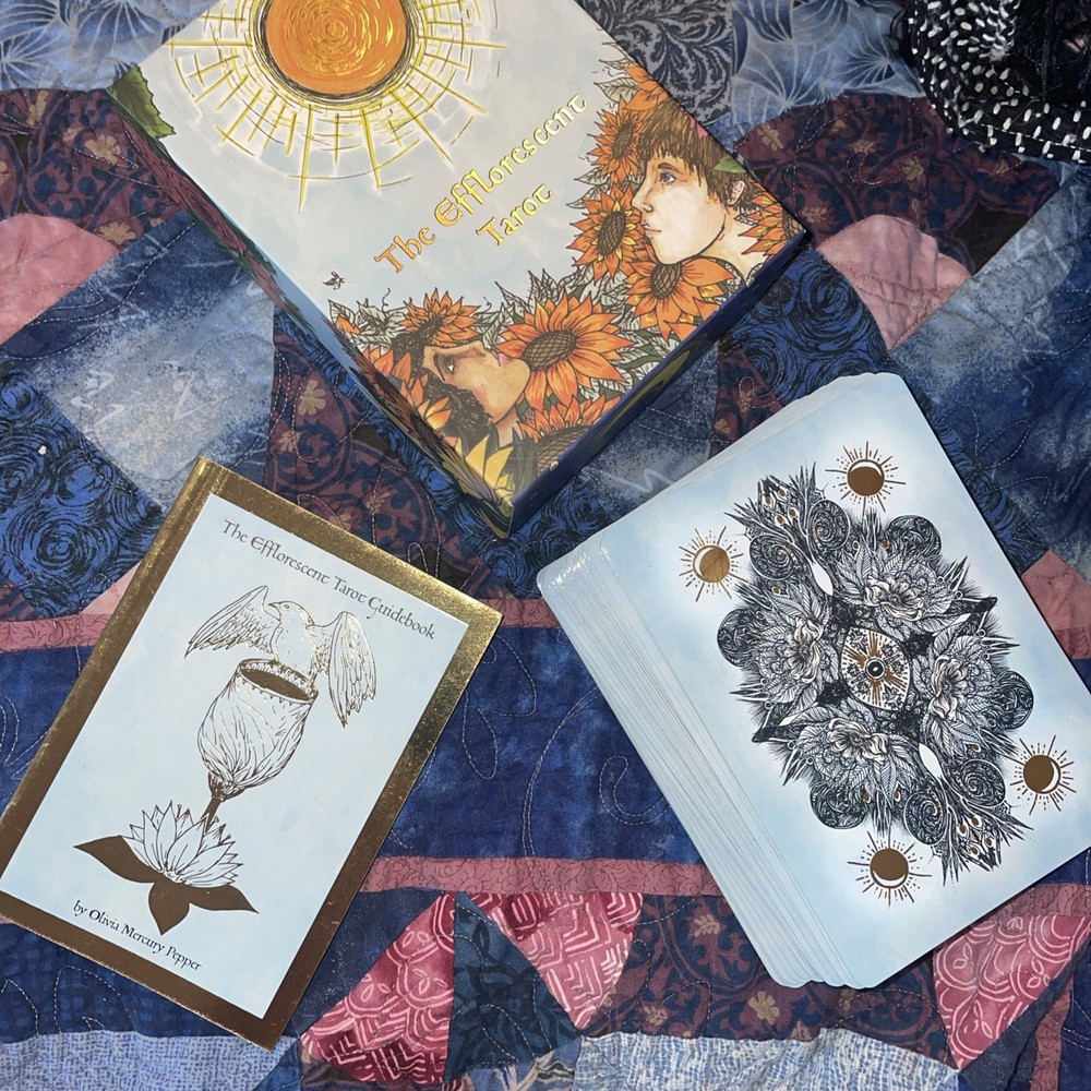 The Efflorescent Tarot By Olivia Mercury Pepper Indie Deck