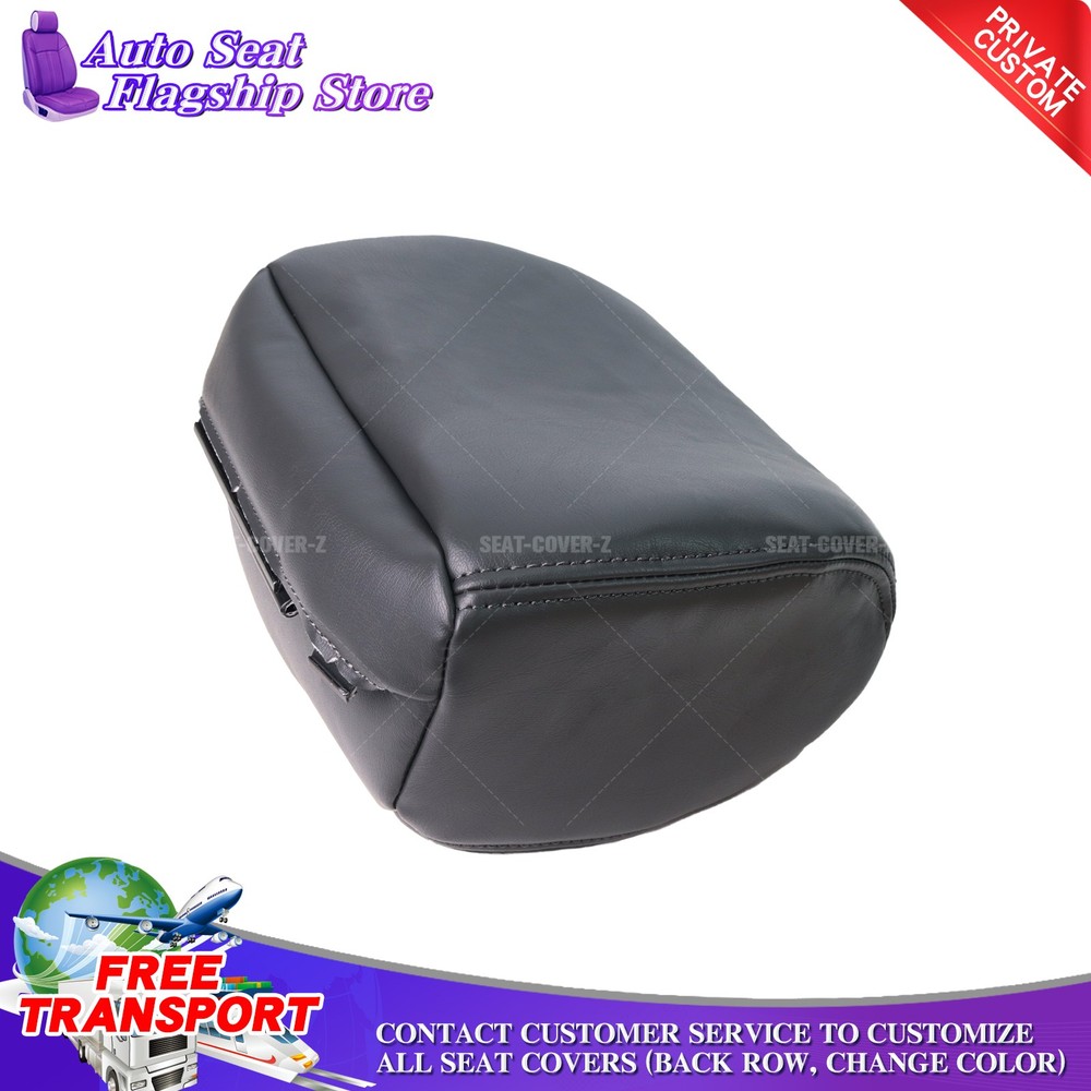 Fits 1999 - 2002 Chevrolet Silverado GMC Front Side Headrest Covers Drak Gray