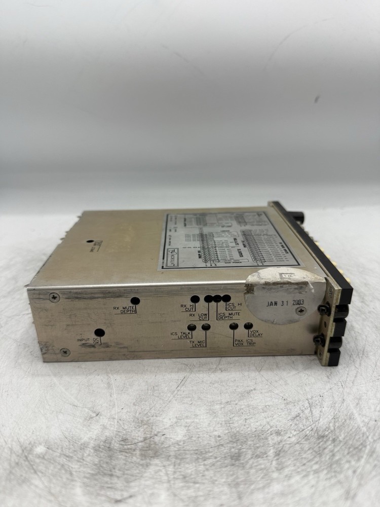 TIL Aircraft Audio Control Panel P/N 961068-2 American Avionics READ