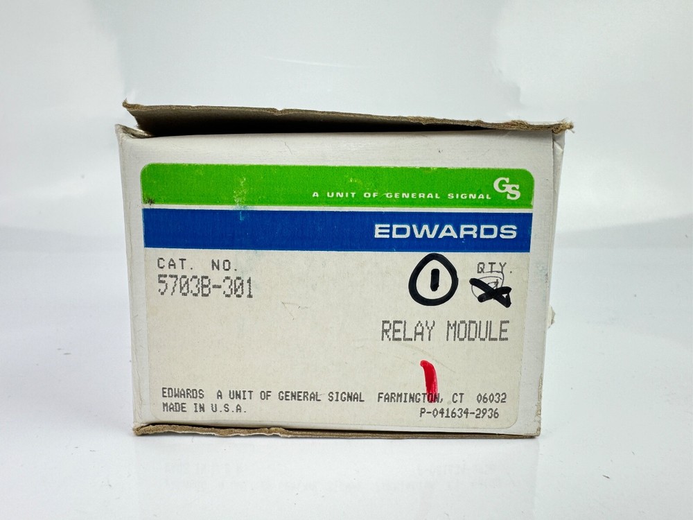 Edwards 5703B-301 Auxillary Relay Module