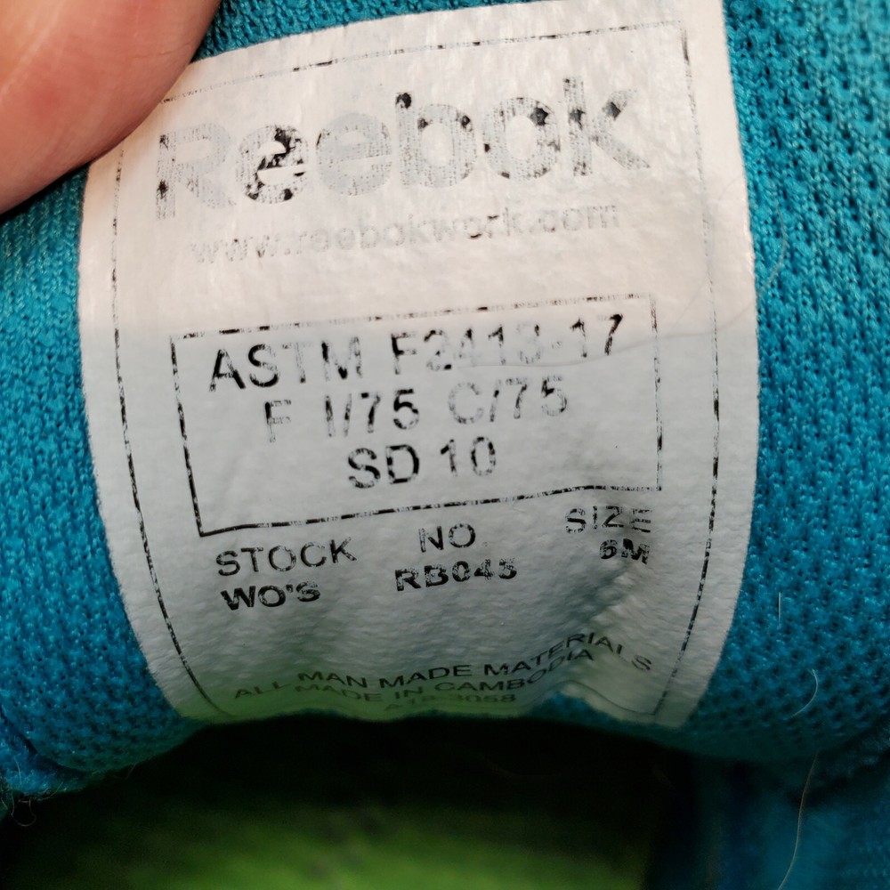 Reebok Women's Size 6 Sublite Alloy Toe Static Dissipative Tech Work Shoe