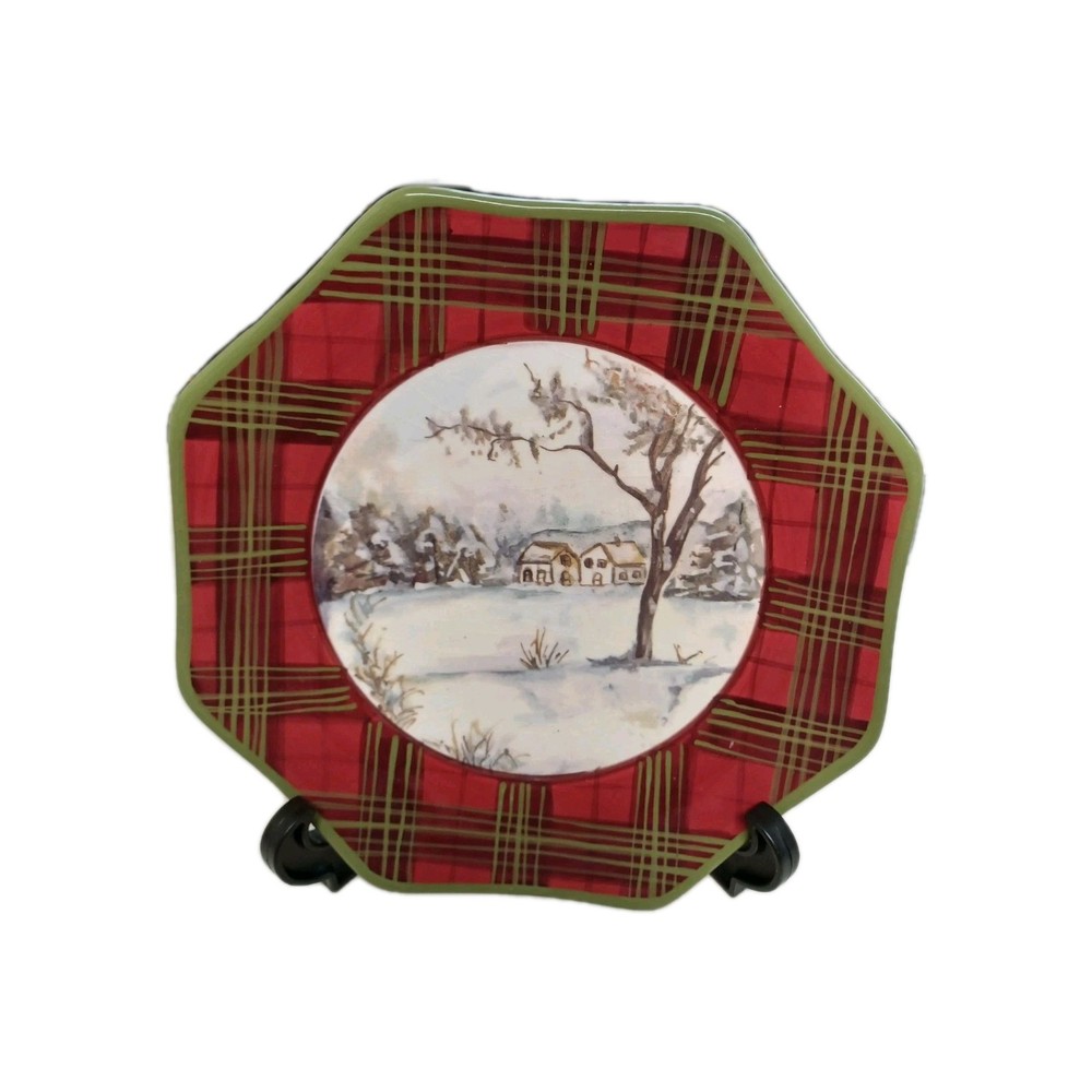 Wintery Design Plate