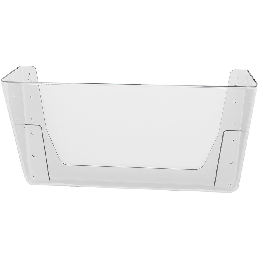 Deflecto DEF73201 Stackable Wall Pocket Clear 7x13x4 in