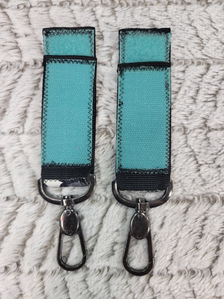 JuJuBe Custom Stroller straps Charcoal Roses