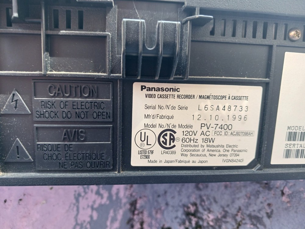 PANASONIC DVD CD Player RV-31