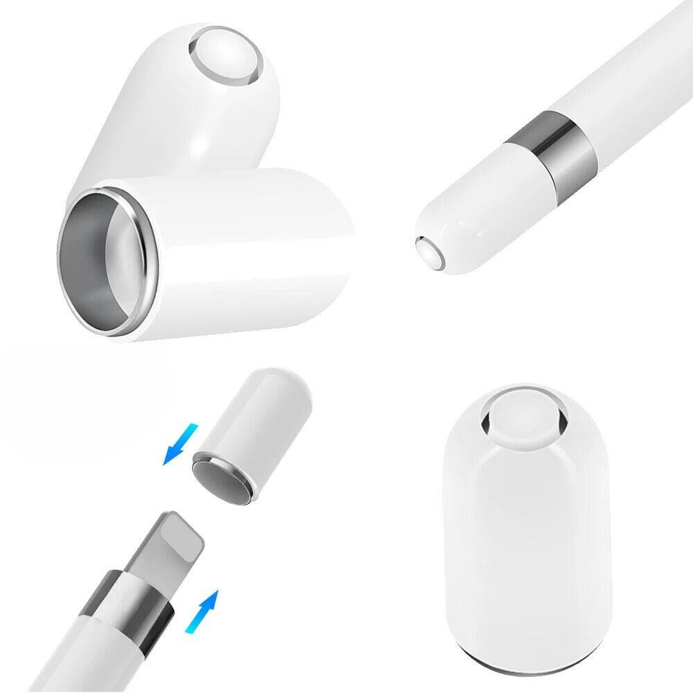 White Pencil Cap Replacement Magnetic Protective Case For iPencil 1
