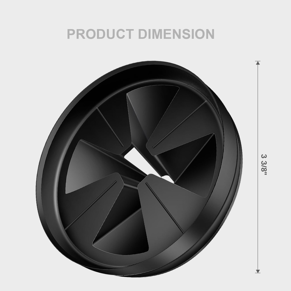 Sink Baffle 3 3/8 QCB-AM Replacement for InSinkErator Evolution Series, Garba...