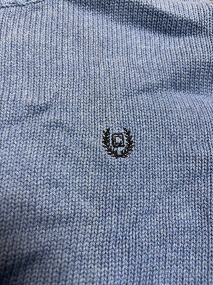 Chaps Blue Cotton Sweater