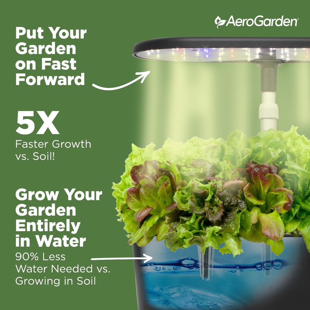 AeroGarden Bounty Basic Black