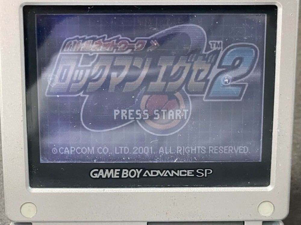 Gameboy Advanced SP Silver Nintendo Game console Portable Handheld system Rare