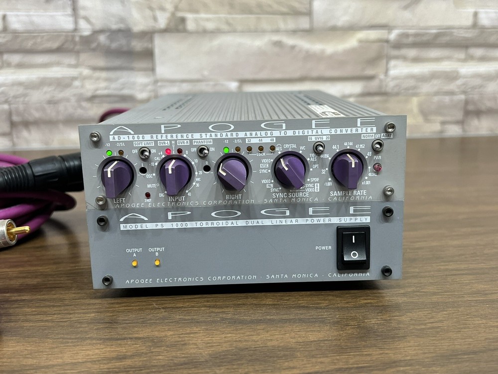 APOGEE AD-1000 REFERENCE STANDARD 20-BIT RESOLUTION AD CONVERTER W/ POWER SUPPLY