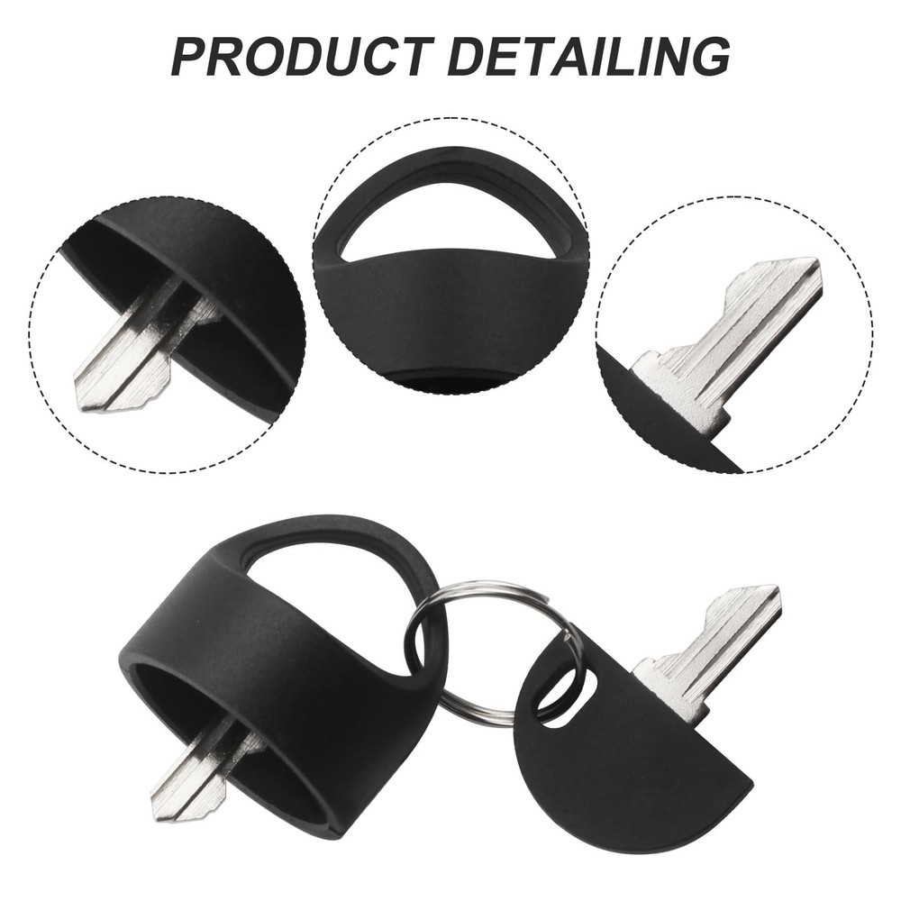 VIDABTE for Pride Mobility Scooter Replacement Key Set, Deluxe Easy Black