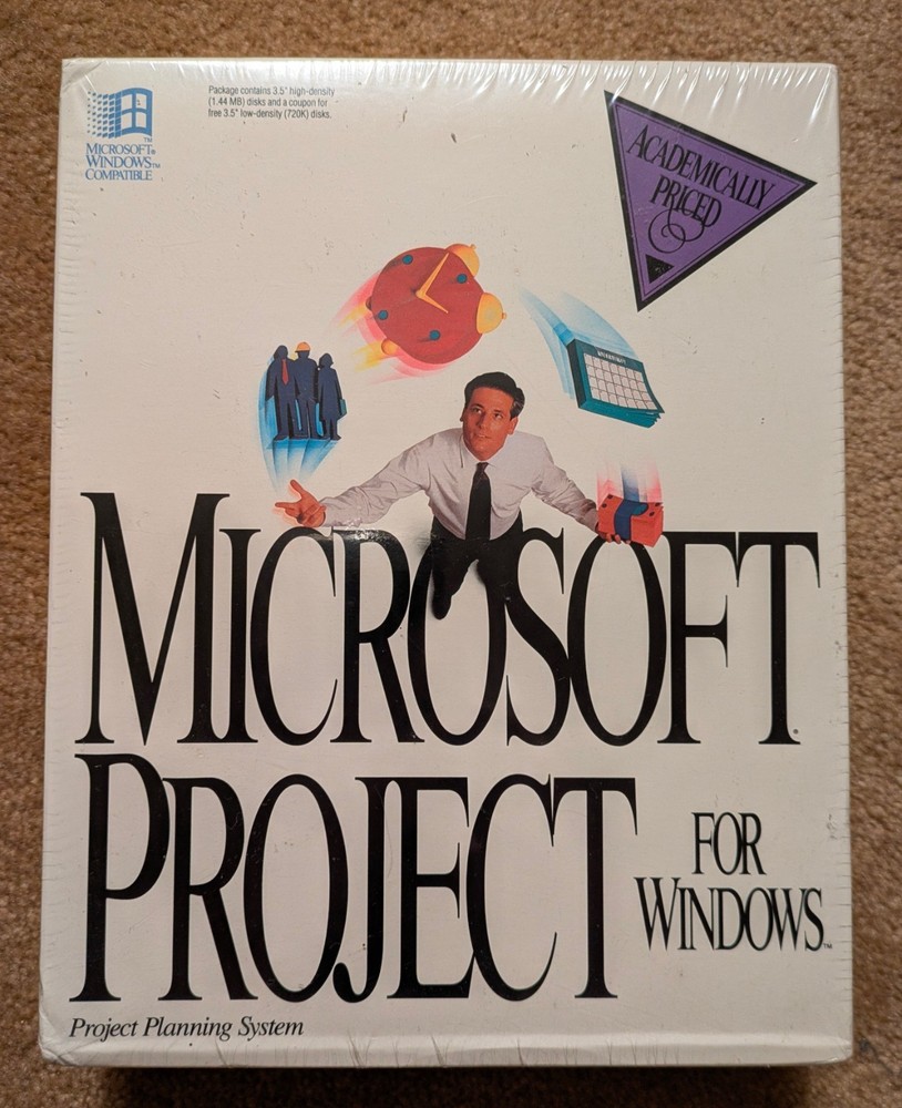 VINTAGE Microsoft Project for Windows(Sealed)