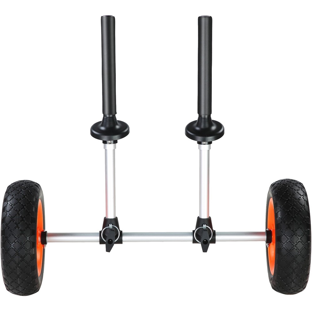 Heavy Duty Kayak Cart 280 LBS Capacity 10 Inch Solid Tires Adjustable Width