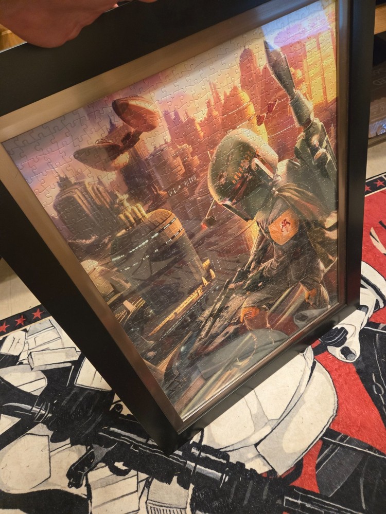 boba fett puzzle picture frame