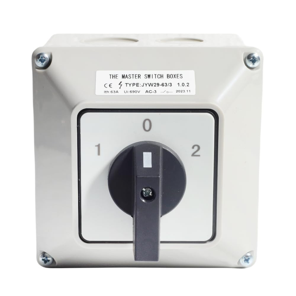 Universal Rotary Changeover Switch 690V 63A Cam Conversion Switch 3 Position 3Ph