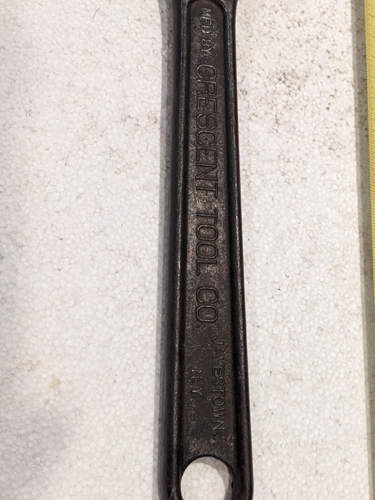 Old tool 15" Crescent Tool Co adjustable wrench Good Condition