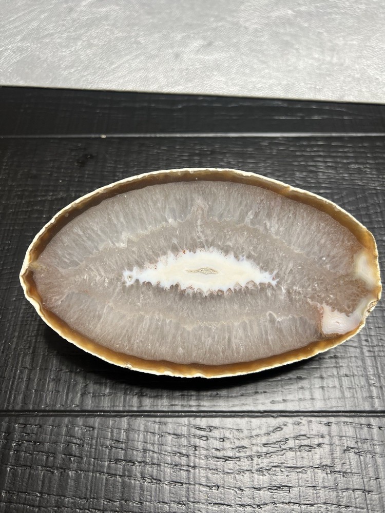 Polished Geode Agate Slab Large Display Piece