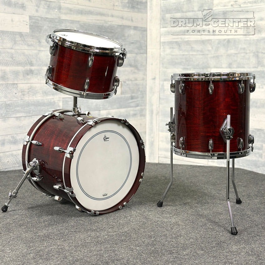 Gretsch USA Custom 3pc Drum Set 18/12/14 Walnut Gloss