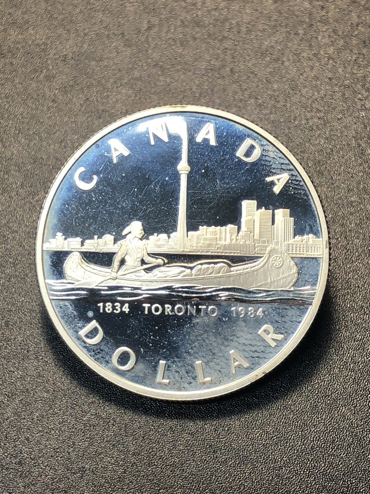 Proof 1984 Canada Dollar 50% Silver