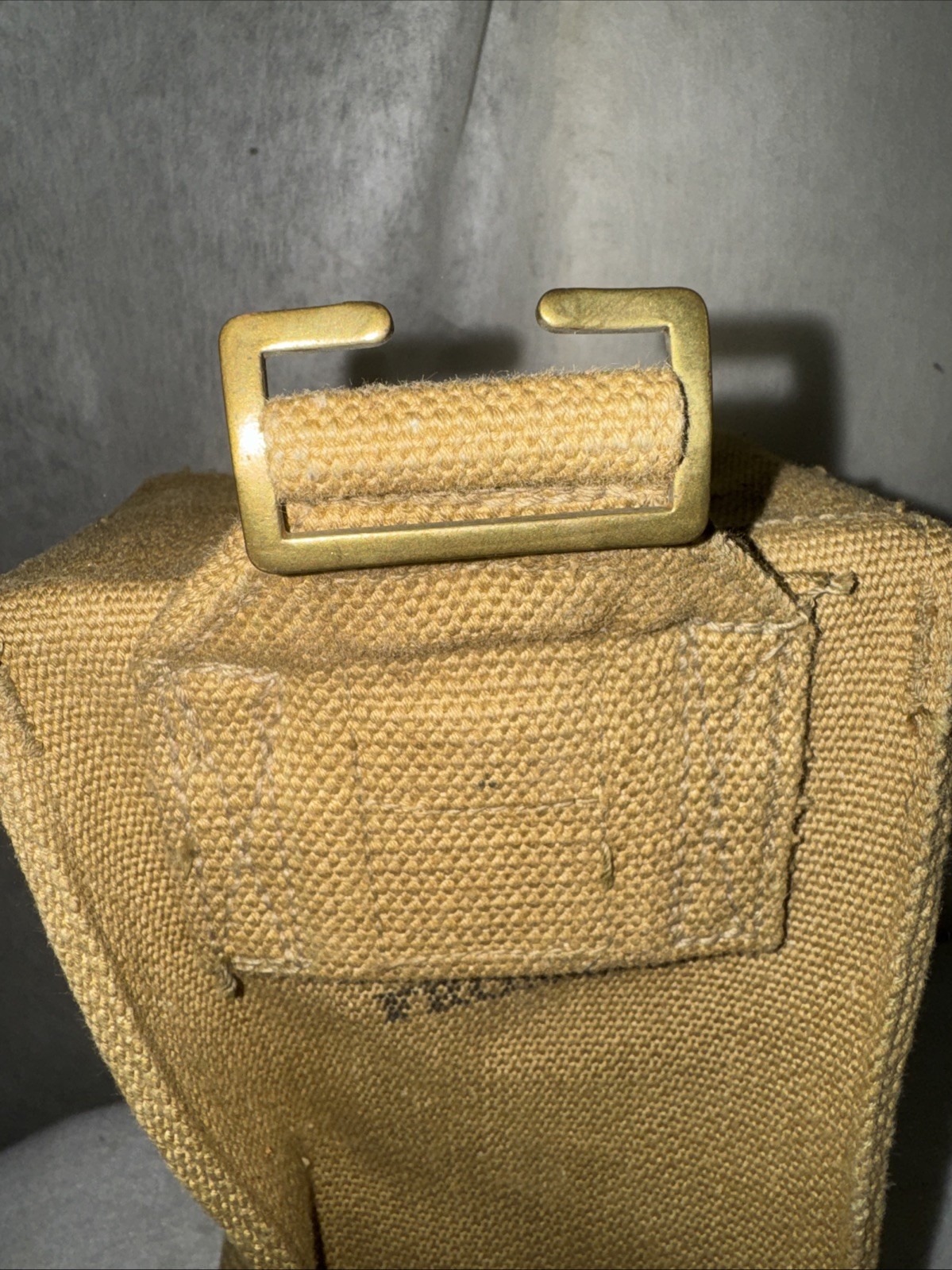 Original WW2 British Army 37 stamps Webbing MT Pouch ORIGINAL DATED 1940