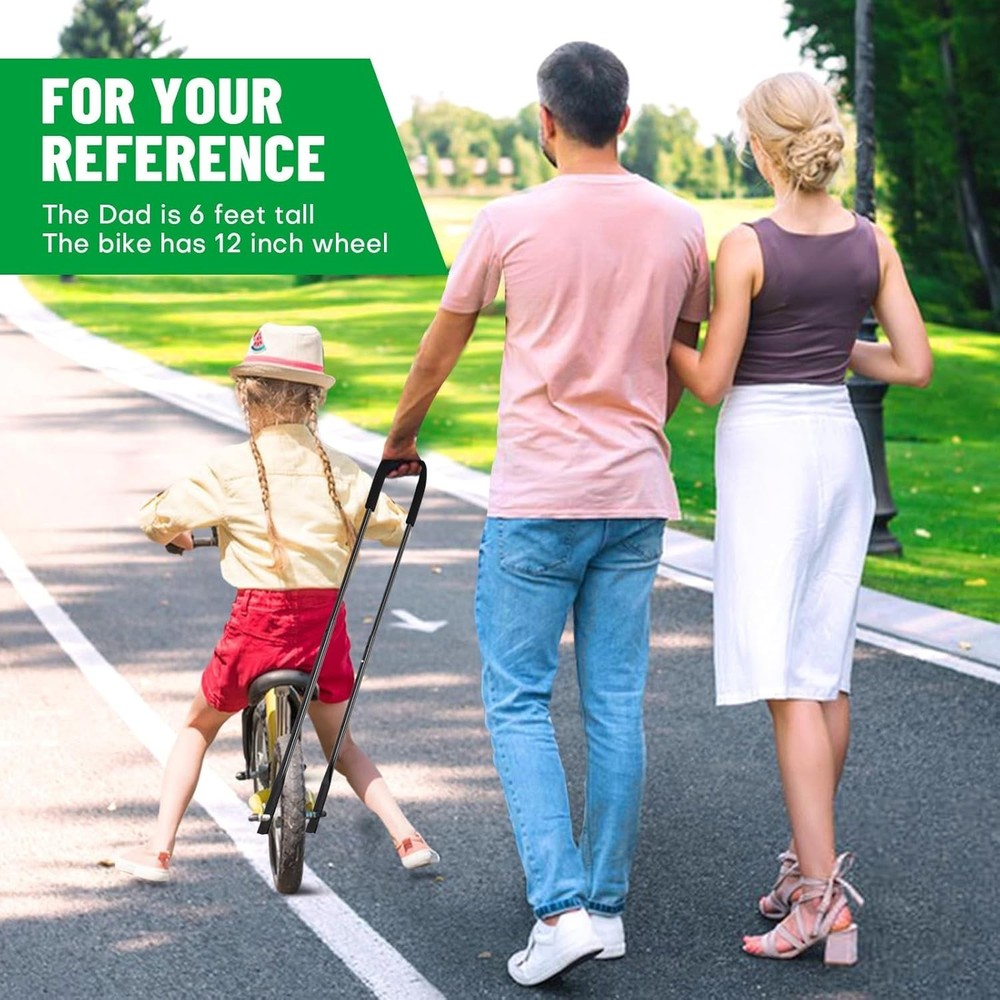 Upgrade Bike Training Handle - Extended 27"-33" Multi-Position Adjustable Chi...