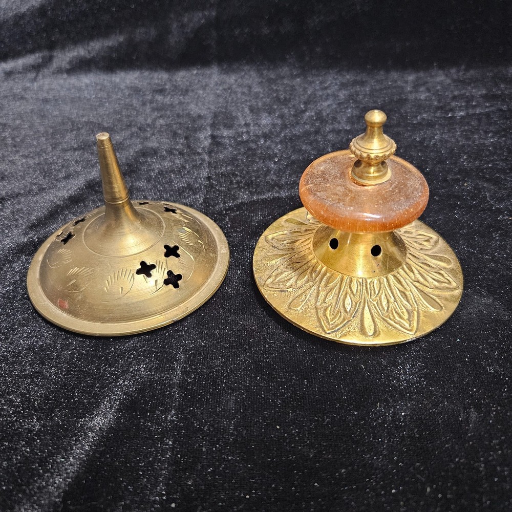 Vintage Misc Incense Brass Lids