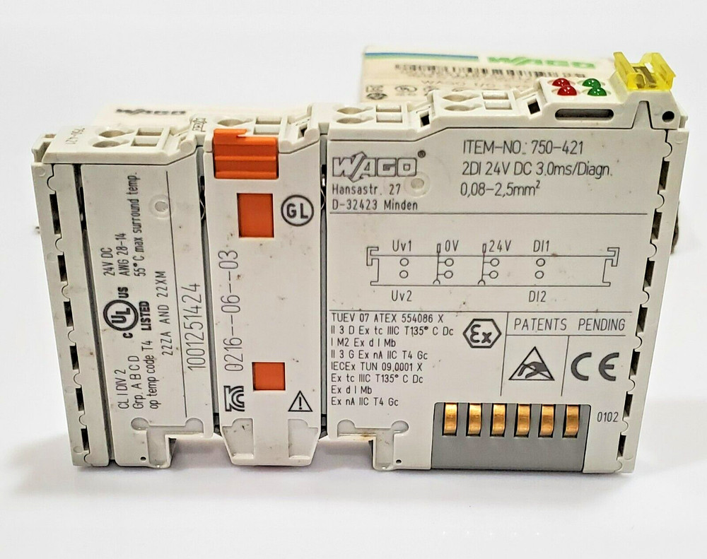 WAGO 750-421 2-Channel Digital Input Module