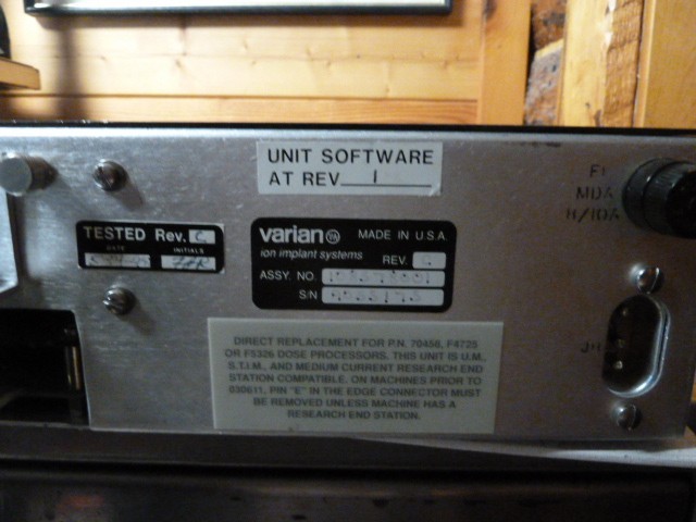 108578001 Dose Processor Working