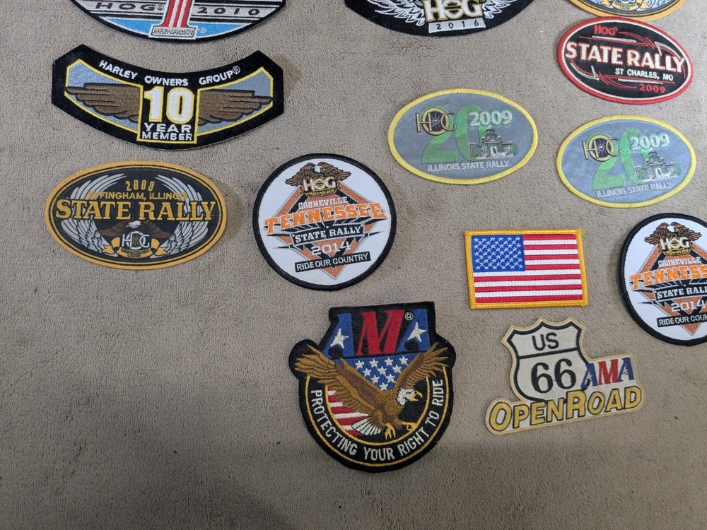 Harley Owners Group HOG Patches Various From 90s, 2000s, 2010s