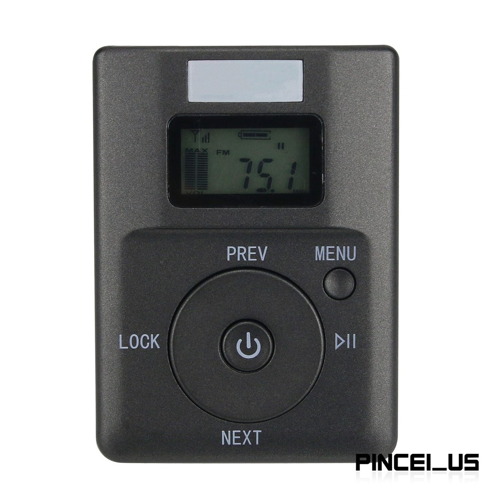 HRD-831 FM Transmitter Broadcast w/ Mic 500M Transmitting Support TF Card Micro