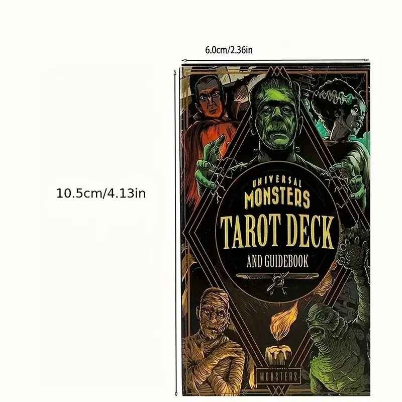 Universal Monsters 78 Card Tarot Deck QR Guidebook Divination Fortune Telling
