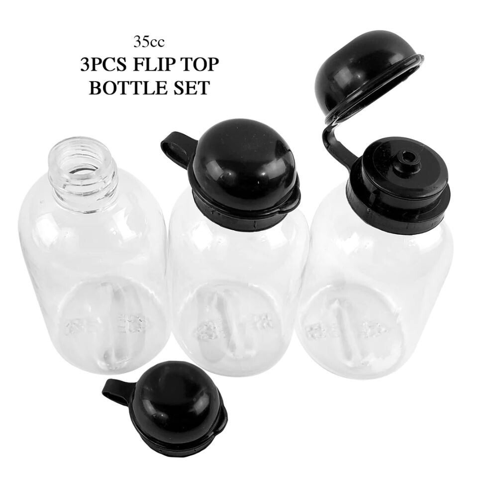 Rucci 3-Piece 1oz Fliptop Bottle