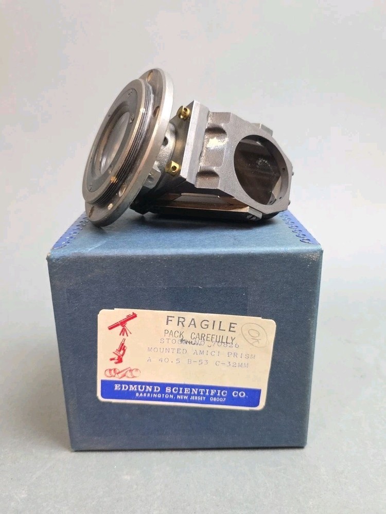 Vintage Edmund Scientific Mounted Amici Prism