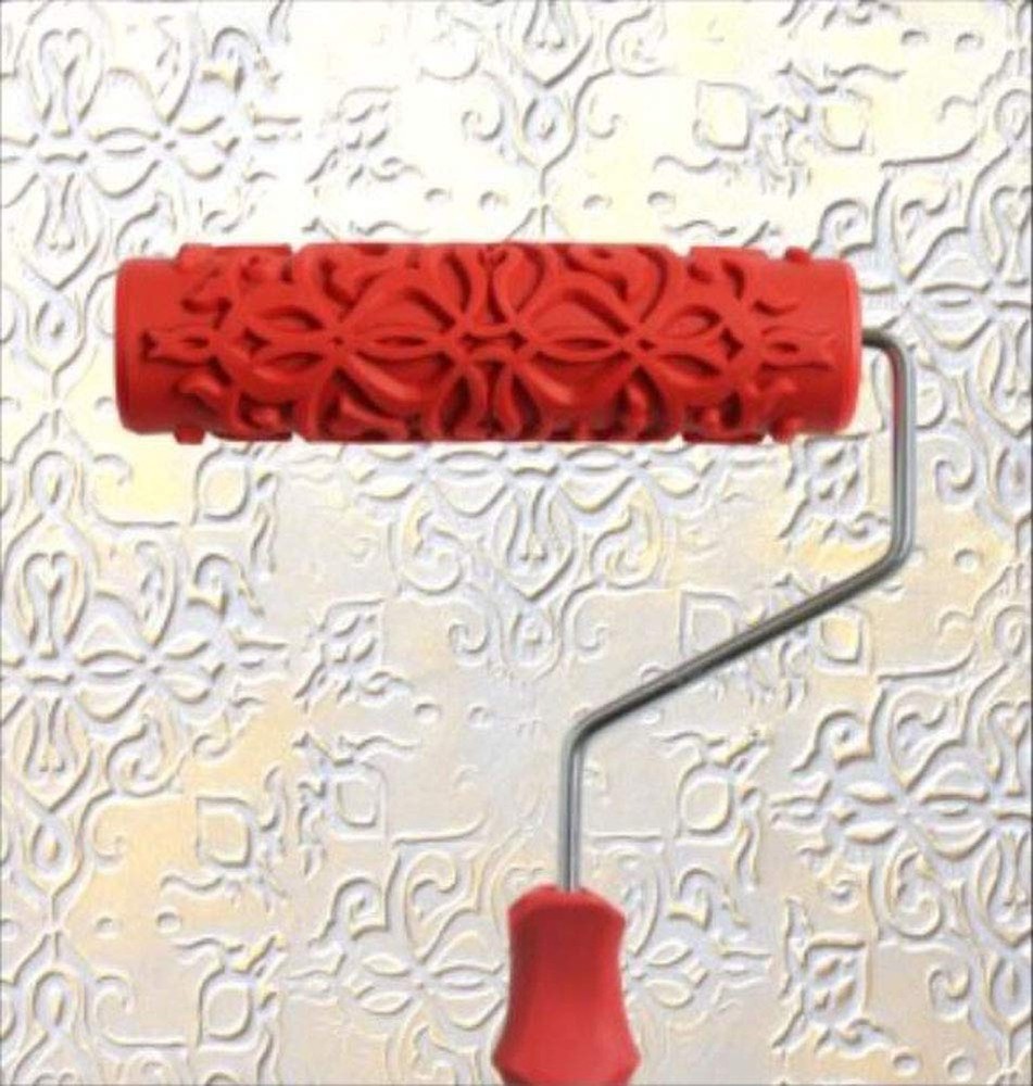 Greek Art 7" DIY Patterned Paint Roller Decorative Rubber Roller Decorative A...