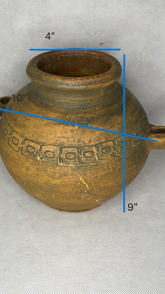 Peruvian Incan Antique Pot Rustic