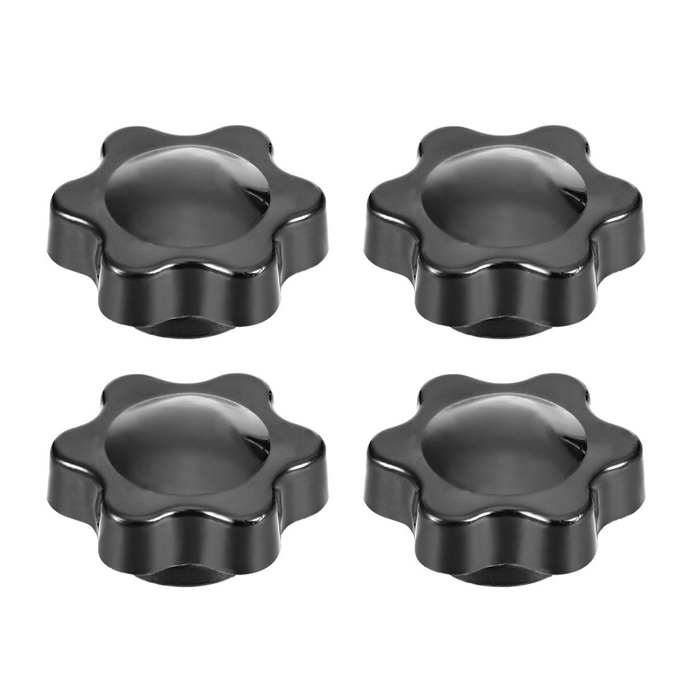 Locking handle screw knobs star knob M5 ×7mm female thread 4pcs